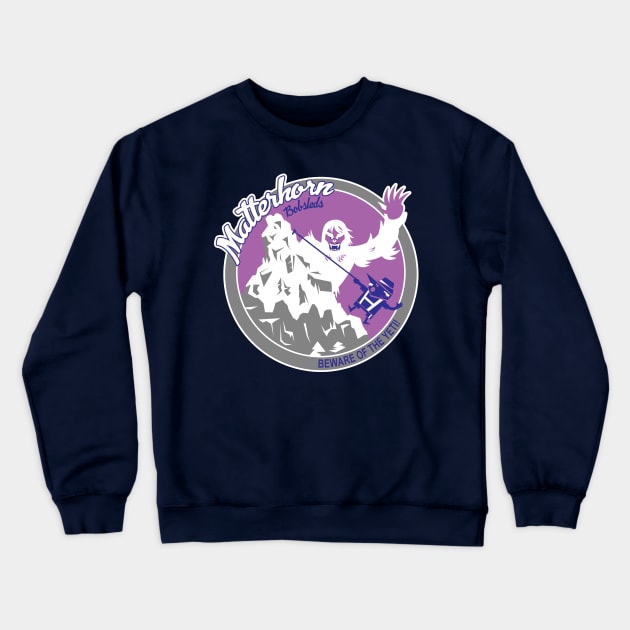 Matterhorn Bobelds (purple, grey, blue) Crewneck Sweatshirt by brodiehbrockie